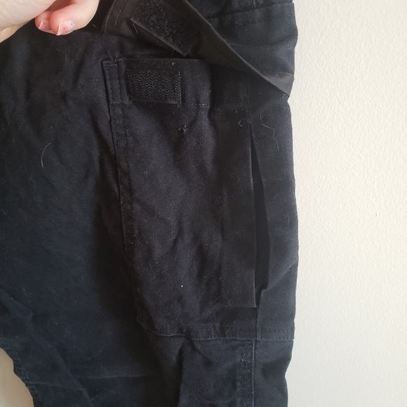 Mens Tough Duck Work Pants Black - Picture 4 of 14